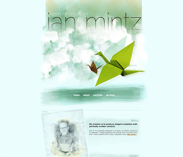 Web Designs by Ian Mintzのサイトイメージ